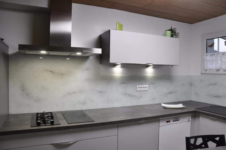 Crédence design cuisine Mulhouse